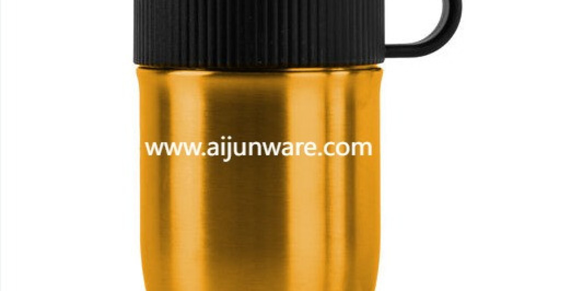 Aijunware Sleek China Double Layer Coffee Mug