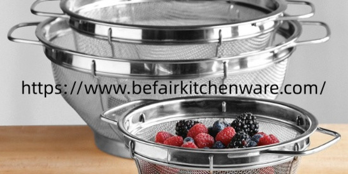 Befairkitchenware Colander Stainless Designs for Practical Home Cooking Needs